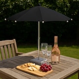 thumbnail of Compacte Tafelparasol - ø 60 x 56 cm - Mini Parasol - Tafelparasol voor Buiten - Moderne Tafel Parasol - Schaduwdoek - Parasols - Zwart