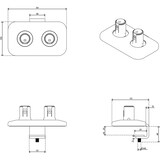 thumbnail of Tischklemme Viewprime S 940 weiß