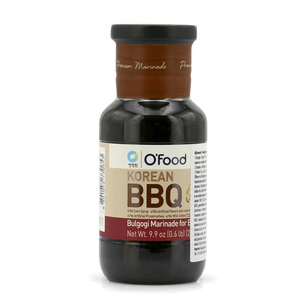 Marinade barbecue Bulgogi coréenne pour bœuf Bouteille de 280g O'Food