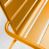 thumbnail of Panchina da terrazzo in metallo giallo - Oviala
