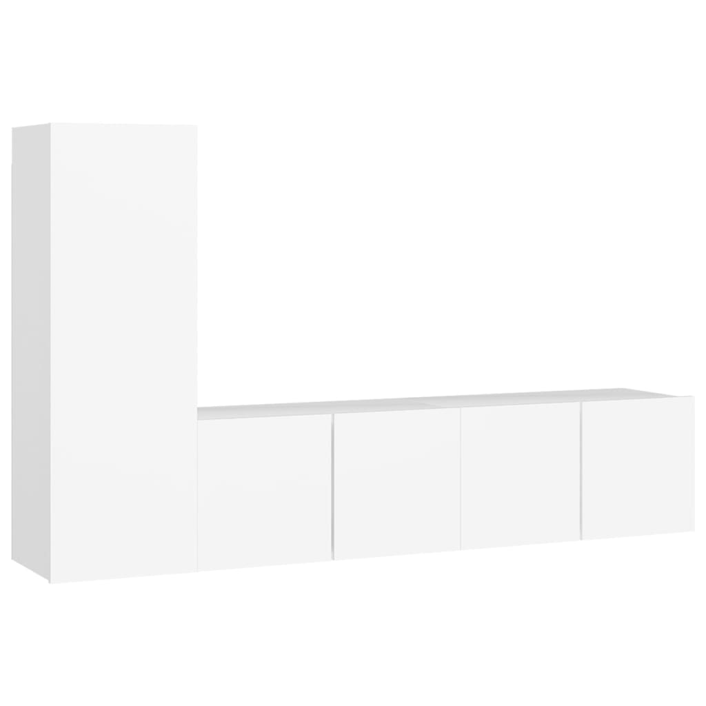 Helloshop26 - 3-teiliges Möbelset bestehend aus Kleiderschrank Sideboard TV-Schrank und Fernseher für Wohnzimmer Schlafzimmer Lounge 02_0024483
