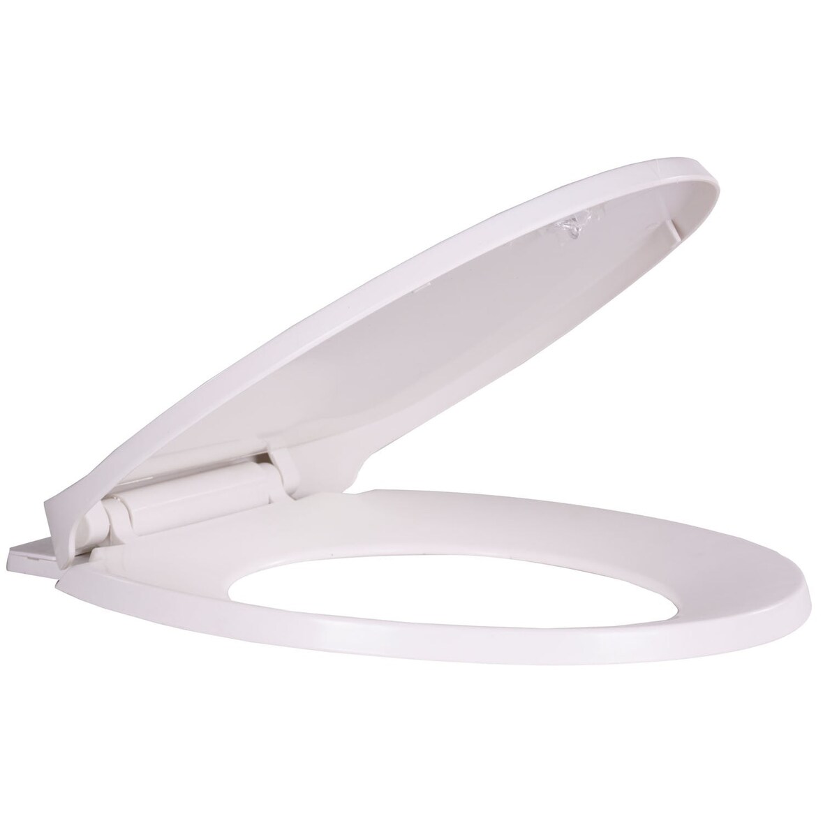 Sedile tavoletta copriwater bianco con coperchio e cerniere Fly Brixo