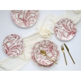 thumbnail of CreaTable Venecia Pink Tellerset 18-tlg Steingut