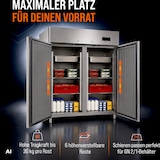 thumbnail of GastroHero Kühlschrank GNH1410TNM | 1350 Liter | GN 2/1 | Edelstahl | Energiesparend | LED Innenbeleuchtung | für Gastronomie und Großküche