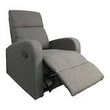 thumbnail of Poltrona relax Giada manuale tessuto grigio