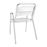 thumbnail of Fauteuils empilables en aluminium avec accoudoirs x4 | Bolero - U501