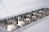 thumbnail of KBS Salatbar Isola 6M VT Inox, 2185 x 750 x 1500 mm (BxTxH), steckerfertig - 230 V, fahrbar