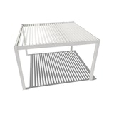 thumbnail of Weide E-Deluxe Plus | elektrische Pergola mit LED | Voll Aluminium | 4 x 4 M | motorisiertes Lamellendach weiß