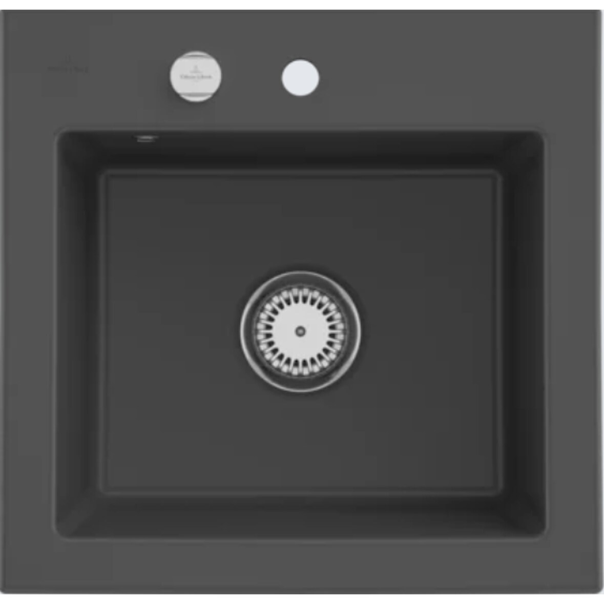 Villeroy&Boch Spülbecken, Küchenspüle Subway 50 S Graphite 525x510mm, Unterschrankbreite 50cm