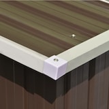 thumbnail of vidaXL Gereedschapshok 257×597×178 cm metaal bruin