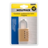 thumbnail of WOLFPACK - Candado Combinación Laton 40 mm. 4 dígitos
