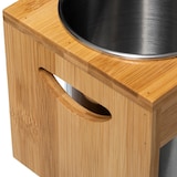 thumbnail of FIVE - Escorredor de talheres de bambu e aço inoxidável