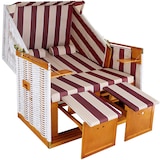 thumbnail of Strandkorb mit Polster, verstellbar, inkl. Schutzhülle