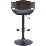 thumbnail of Barhocker Kingston schwarz/grau/Kunstleder