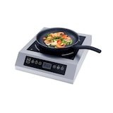 thumbnail of METRO Professional Induktionskochfeld XL GIC3140, Edelstahl, 39x49.5x13.3cm, max. Durchmesser von 32 cm, LED-Anzeige, Temperaturber.: 60–240°C, silber