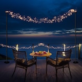 thumbnail of 2x Lichterkettenhalterung Lichterkettenmast Girlandenstange Gartenstab 2,8m