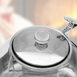 thumbnail of Teekanne mit Teesieb aus Edelstahl / Glas 1,2 Liter
