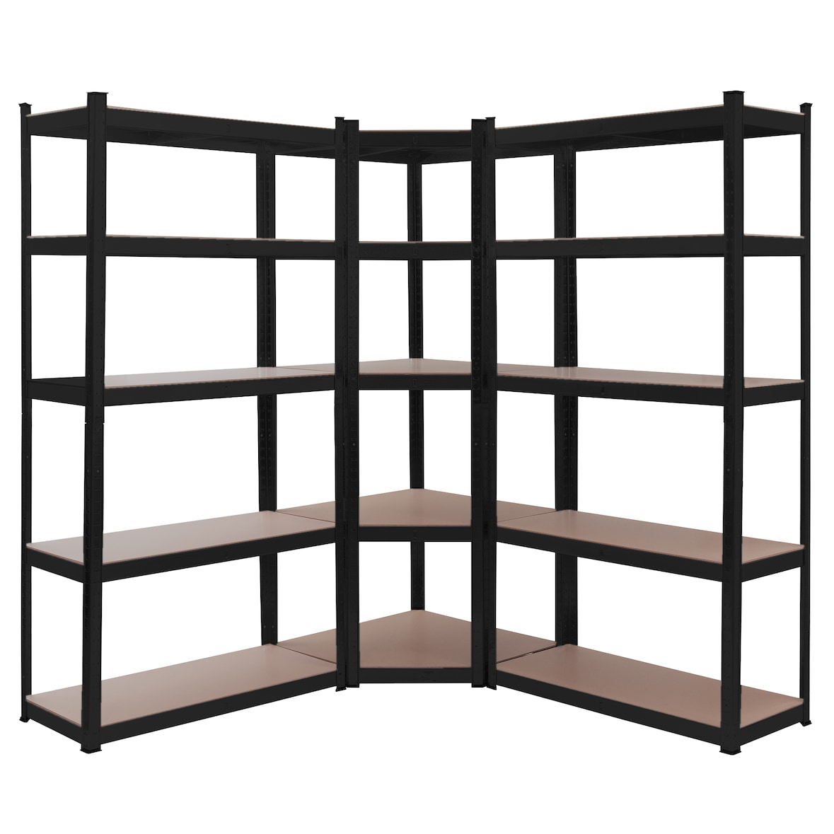 3 pezzi Set Scaffalature per carichi pesanti Scaffale ad angolo