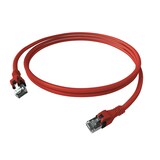 thumbnail of EasyLan DualBoot PushPull IP20 Patchkabel, Cat.6A (Class EA), S/FTP, rot, 0,5 m