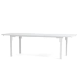 thumbnail of Table de jardin extensible 180/240x90 cm,structure en acier,plateau effet bois,10 personnes,pour jardin ou terrasse - THOMAS XL - Blanc