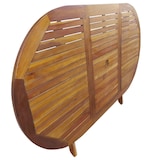 thumbnail of Ensemble à manger d extérieur pliable 9pcs Bois d acacia solide