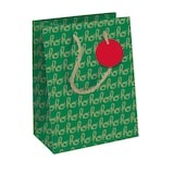 thumbnail of Clairefontaine 6x Mittelgroße Geschenktasche, Esprit de Noël, Kraft, 21,5x10,2x25,3cm - Grün X-34656-3C