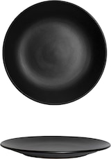 thumbnail of Plato Postre Round Glam Negro 21 cm 12 unidades