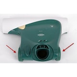 thumbnail of 2 x Ersatzrad Rad Rolle Hinterrad passend für Vorwerk Teppichbürste EB360