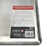 thumbnail of DE BUYER Backblech Aluminium mikroperforiert Rechteck grau Aluminium 40x30x1 cm