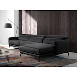 thumbnail of Angel Cerdá Sofá chaise longue piel vacuno negro 6041C