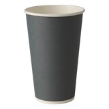 thumbnail of 100x BIO drinkbekers voor bier Kartonnen bierbekers 0,4l - 400ml grijs