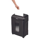thumbnail of Destructora trituradora de papel Fellowes 10M, uso personal, destruye hasta 10 hojas en micropartículas 2x12mm, DIN P-5, papelera 19L/387 hojas