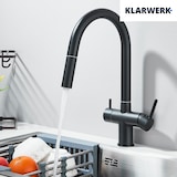 thumbnail of Jana | Torneira  de 3 vias premium preto mate |cozinha de osmose em aço inoxidável misturadora 360 °|Filtro 3 ligações arco alto