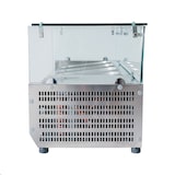 thumbnail of Romux® Vitrina de Ingredientes Refrigerada 120x39x44 cm de Acero Inoxidable 4 Cubetas GN 1/3 | Nevera de Ingredientes con Termostato Digital Dixell