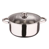 thumbnail of WellHome - Set di pentole in acciaio inox da 12 pezzi con 3 padelle Ø16/20/24 cm in alluminio pressato nero