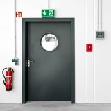 thumbnail of Relaxdays Notschlüsselkasten, mit Glasscheibe & Glasbruchhammer, abschließbar, Metall, Notfallschlüsselkasten klein, rot