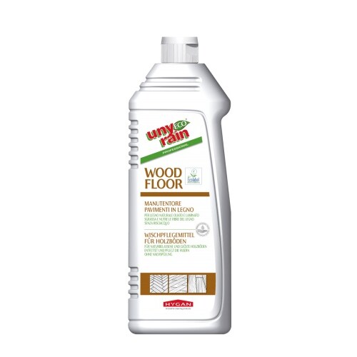 umweltfreundliches Wischpflegemittel für Holzböden, ECOLABEL, 6 x 1000 ml Flasche, auf pflanzlicher Basis