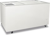 thumbnail of Truhe-Gefrierschrank mit flachem Schiebeglas, Innenfläche gehämmertes Aluminium, Isolierung 60 mm, -13°C/-23°C. FR500PFFK