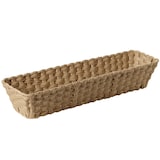 thumbnail of APS GN 2/4 TWIRL-mand - bruin polypropyleen, 53 x 16,2 cm, hoogte 10 cm, GN-systeem, met roestvrijstalen draad