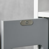 thumbnail of kleankin armario alto de baño con 3 puertas y 3 estantes abiertos columna auxiliar de baño para salón aseo dormitorio estilo moderno 15x17x120 cm
