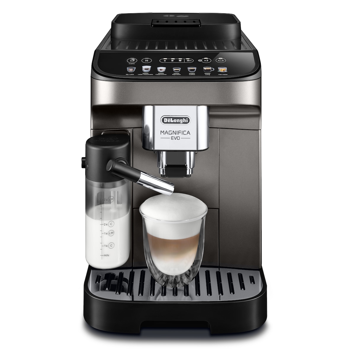 De'Longhi Magnifica Evo ECAM290.81.TB Kaffeevollautomat Titan-Schwarz