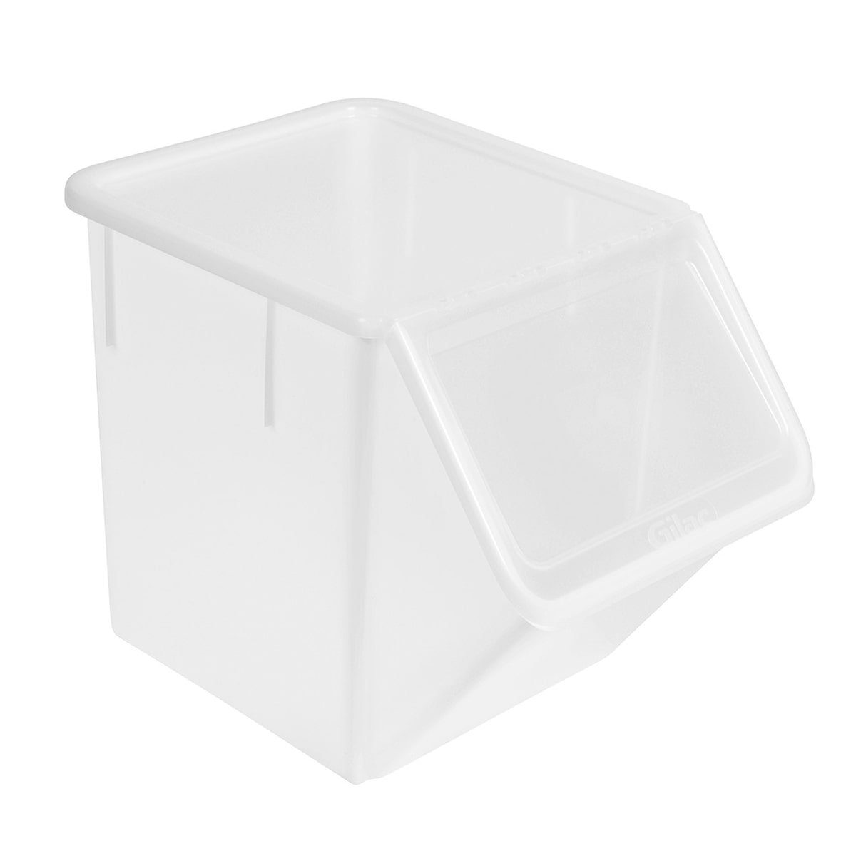 GILAC Bac à ingrédients 40 L + couvercle transparent - Blanc G144825