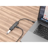 thumbnail of Conceptronic HUBBIES Hub USB 3.0 a 4 porte, connettore USB-C
