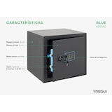 thumbnail of ARREGUI BLUE 650160 Caja fuerte con codigo, facil de usar, Caja de seguridad electronica con teclado para casa, 38 x 35 x 36 cm, 42 L, Gris