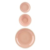 thumbnail of San Ignacio VESSIA - Juego de Vajilla 18 piezas 19/21,5/26cm de Loza con Borde Rosa