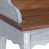 thumbnail of Bureau d'écriture avec tiroir Marron et blanc 80 x 40 x 92 cm Modèle Sirius Ombre