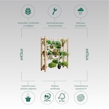 thumbnail of HORTALIA Expositor de madeira para plantas suspensas POTHUS