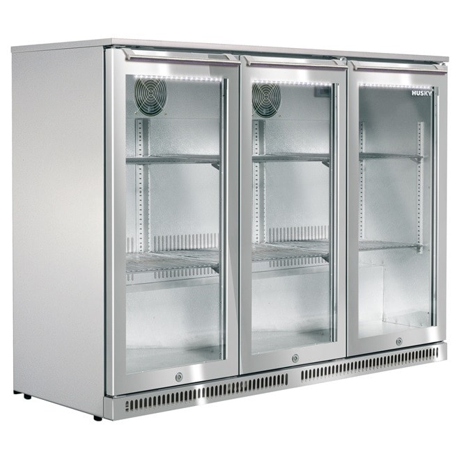 Husky C3AF-HS-STEEL - Backbar Koeler - 310 Liter - RVS - Outdoor