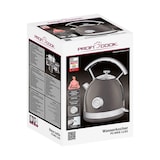 thumbnail of Proficook WKS 1192 Hervidor Agua Eléctrico, 1,7L, Acero Inox, Indicador Temperatura, Resistencia Oculta, Base 360º, Gris, 2200W