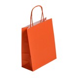 thumbnail of Boutique-Tasche mit verdrehten Griffen in ORANGE 35 + 14 x 40 cm je 250 - Gimex